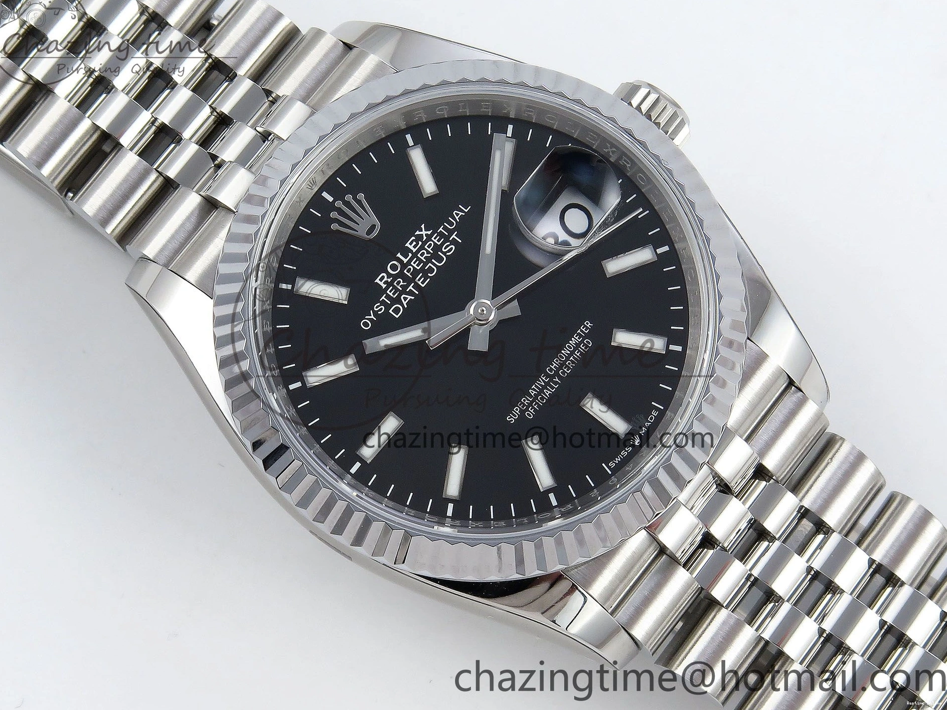 0412 Datejust 36mm 126234 904L Steel HGF 1:1 Best Edition Black Dial on SS Bracelet VR Sophisticated 1483